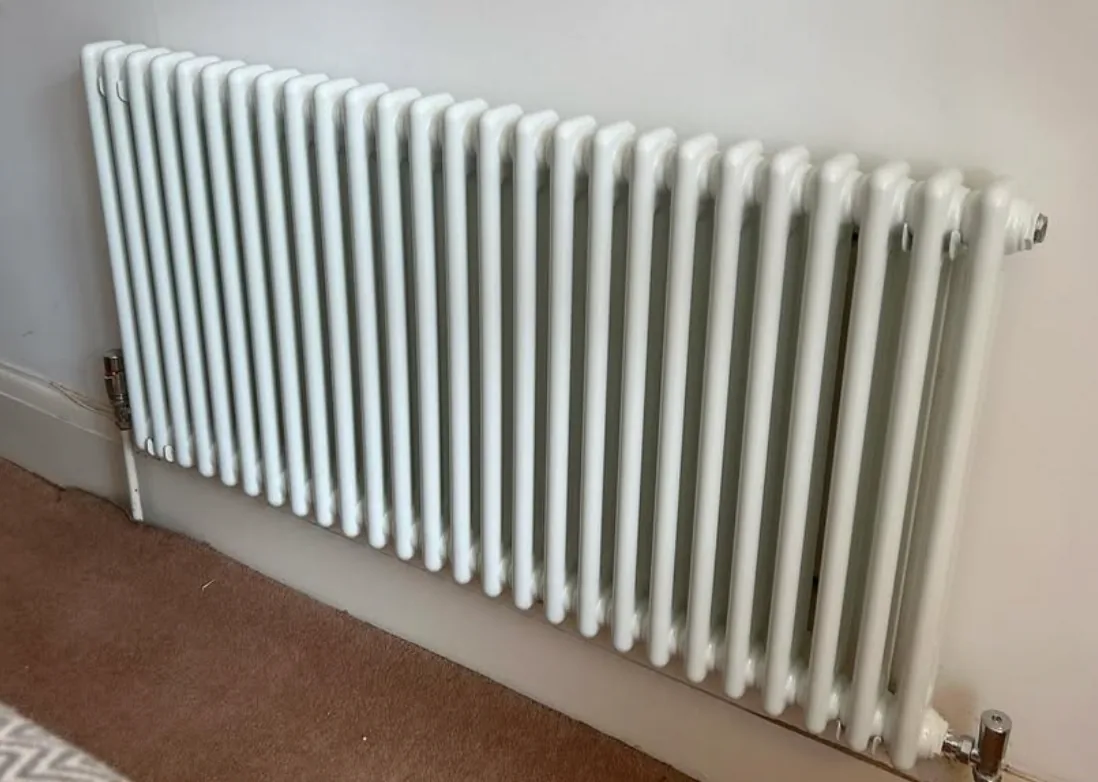 Traditional column radiator installed by Infinite Plumbing & Heating